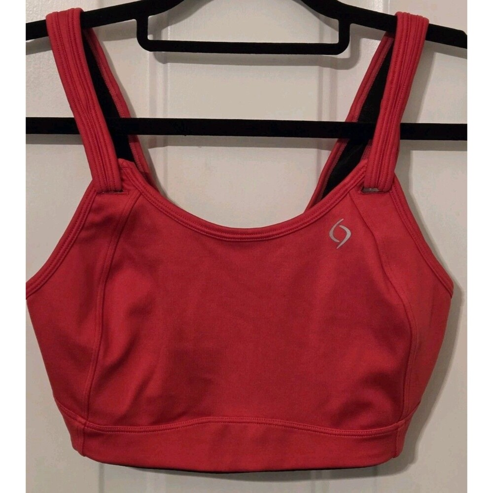 Moving Comfort premium high-impact sports bra, Vibrant Red, Size - 32DD